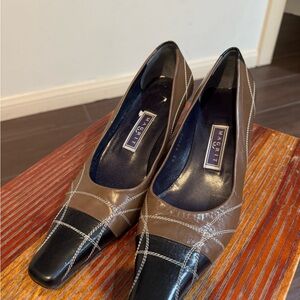 Women's Black and Brown Heels